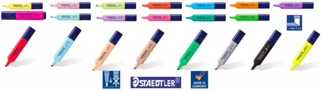 Textsurfer - Textmarker - Classic - Keilspitze Farben Auswahl - Staedtler # Neu