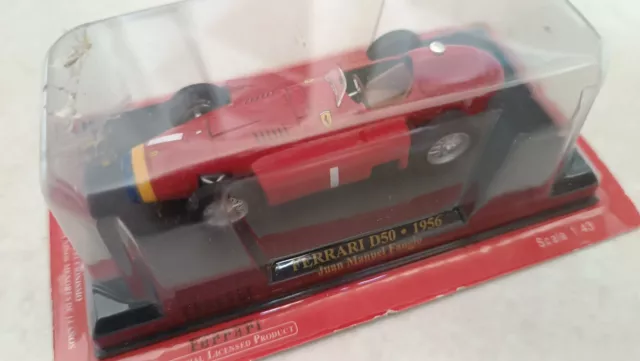 F1 Ferrari D50 Juan Manuel Fangio 1956 Formule 1 Altaya 1/43 Neuf Sous Blister