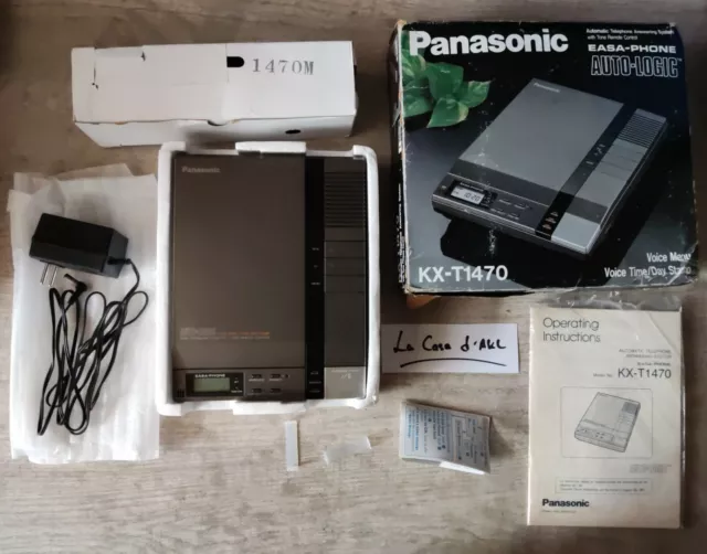 Panasonic EASA-PHONE KX-T1470 en boite !  Répondeur automatique vintage