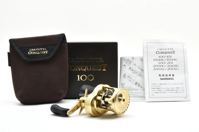 リール SHIMANO 22CALCUTTA CONQUEST 101 SHIMANO DC 101 LEFT Reel 20 Calcutta Conquest, Baitcasting Reels