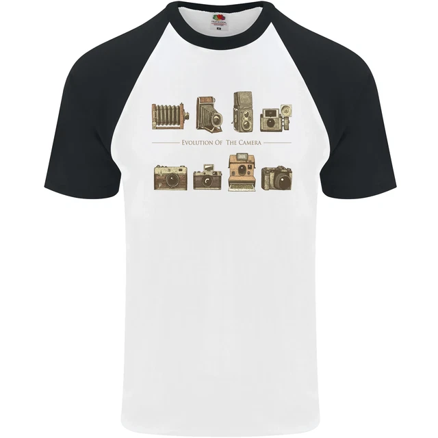 Fotografia Fotocamera Evolution Fotografo DA UOMO S/S Baseball T-Shirt