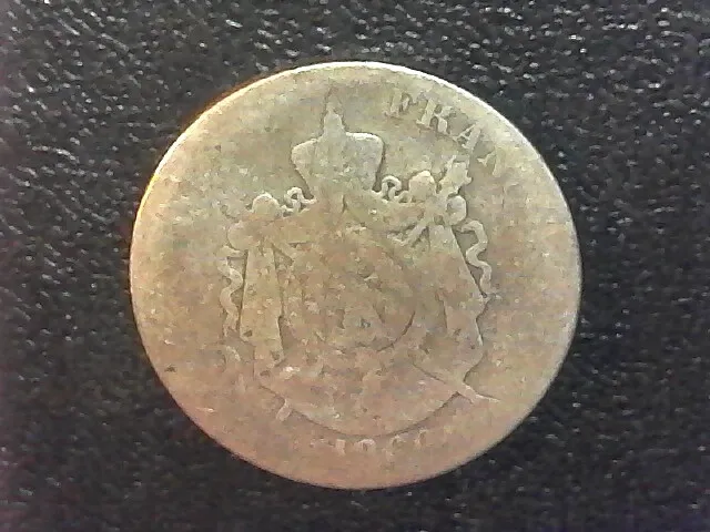 1866 France 2 Franc Silver Coin