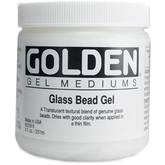 GOLDEN ACRYLIC : Glass Bead Gel : 236ml : 473ml : 946ml