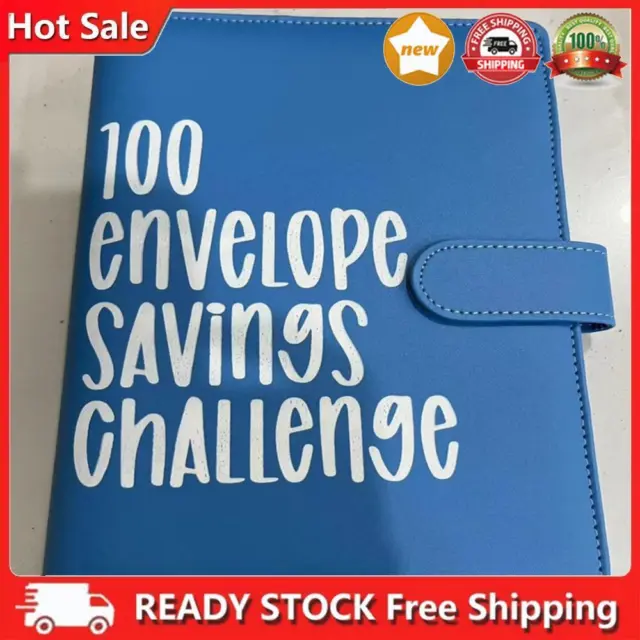 100pcs Budget Planner Book with Envelopes Budget Planner (Blue)