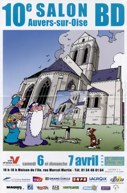 TURK LEONARD EST UN GENIE 10e SALON BD AUVERS SUR OISE 2013 TRACT