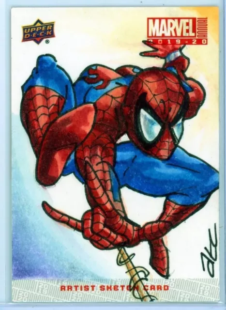 Marvel Annual Artist Sketch 1/1 Spider-Man Bekah + Adam Cleveland