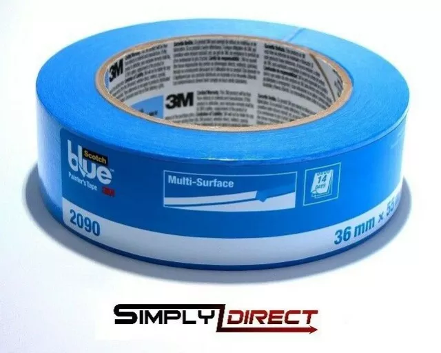 3M Scotch Blue Painters Masking Tape 36mm wide x 50m long