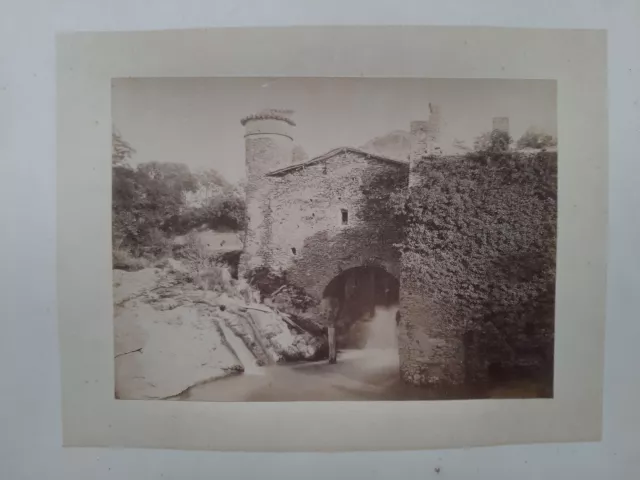 [Photographie originale] Eugène Trutat- Moulin à eau, Aude.