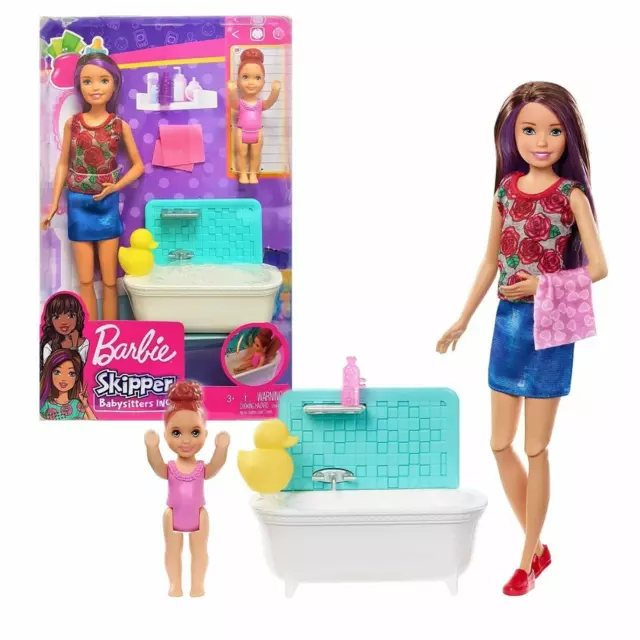 Barbie- Skipper Babysitters Muñeca FXH05