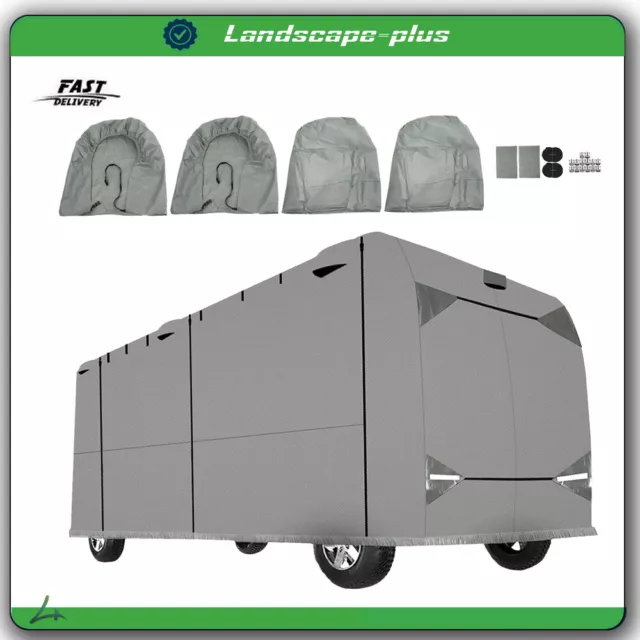 For Class A Motorhome Trailer Camper Waterproof 20'-43' RV Cover Storage Anti-UV