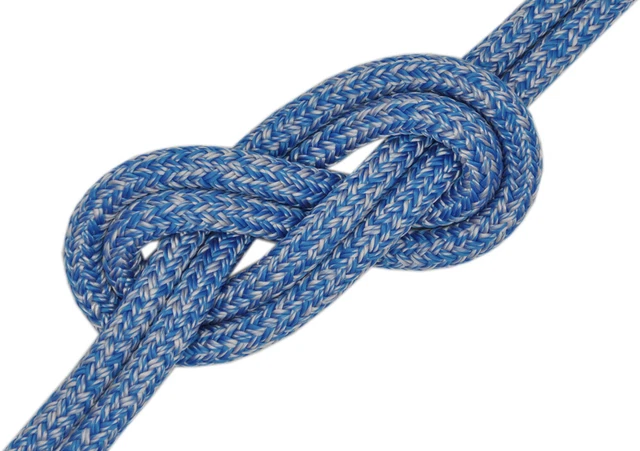 Coil 328 1/12ft Double Braided Dyneema Softech High Tenacity Ø0 3/8in Azure Go