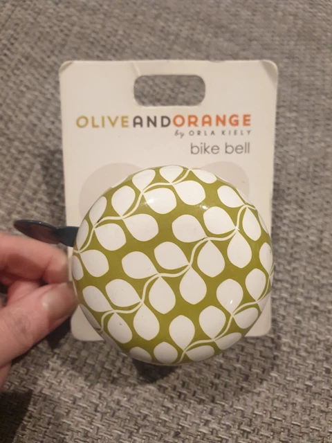 ORLA KIELY BICYCLE Bell Brand New on Card Olive Orange 16.50 PicClick UK