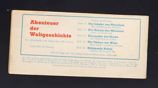 Auswahl: BLAUER PFEIL Walter Lehning Verlag Piccolo Comic 1954 3