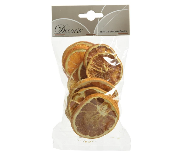 Rebanadas de naranja secas decoración navideña fruta decoración manualidades Navidad