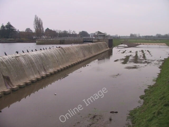 Photo 6x4 Weir between River Exe & flood relief channel Exeter  c2008