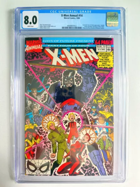X-Men Annual #14 CGC 8.0 Marvel Comics 1990 1st Appearance of The X-Man Gambit