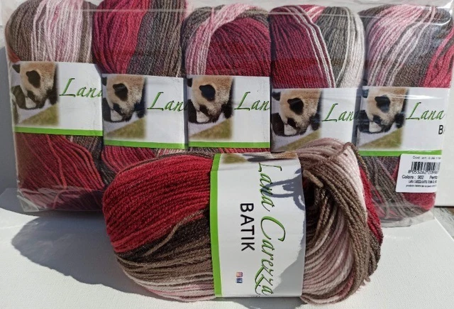 Laine online acrylique multicolore