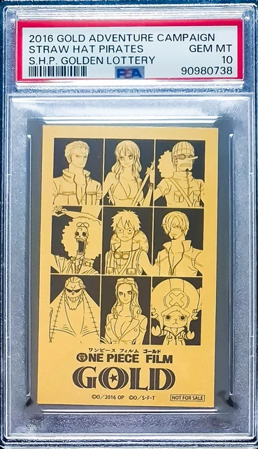2016 ONEPIECE FILM GOLD PSA10 金箔カード