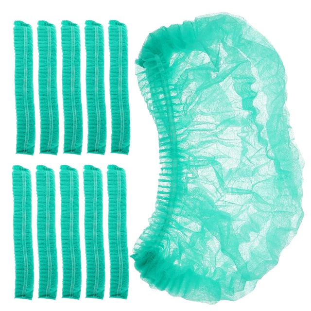 Cappuccio a righe non tessuto in plastica tappo doccia laboratori tappi verde tessuto non tessuto