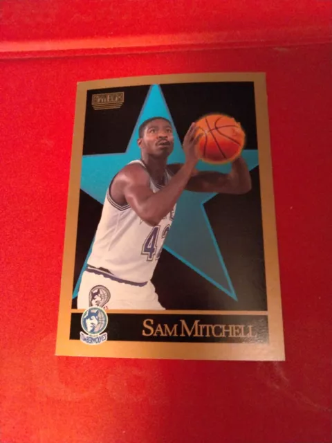 1990-91 SKY BOX Basketball #171 Sam Mitchell Minnesota Timberwolves EUR ...