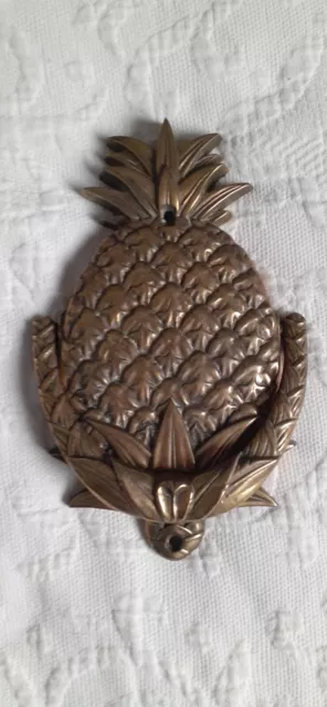 Brass Pineapple Door Knocker Vintage