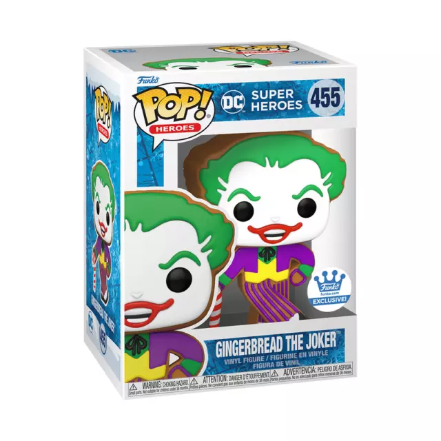 Funko POP! DC Super Heroes Gingerbread the Joker - Funko Exclusive - Free Ship