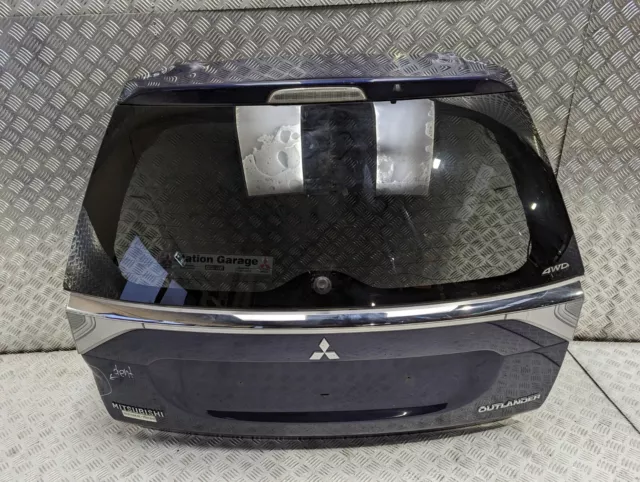 Mitsubishi Outlander Tailgate Boot Lid Rear In Blue / D14B Mk3 2013