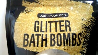 Bombas de baño brillante, bombas de baño gaseosas de 3 - 5,3 oz (150 g) - tesoros de baño