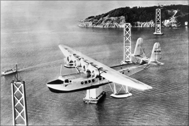 Poster, Many Sizes; Pan American Airways Sikorsky S 42 Pan American Clipper In F