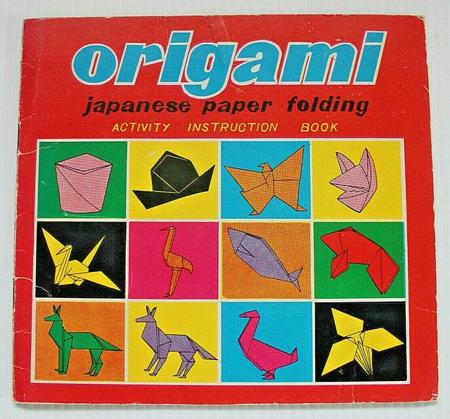 VINTAGE ORIGAMI, JAPANESE Paper Folding Activity Instruction Book