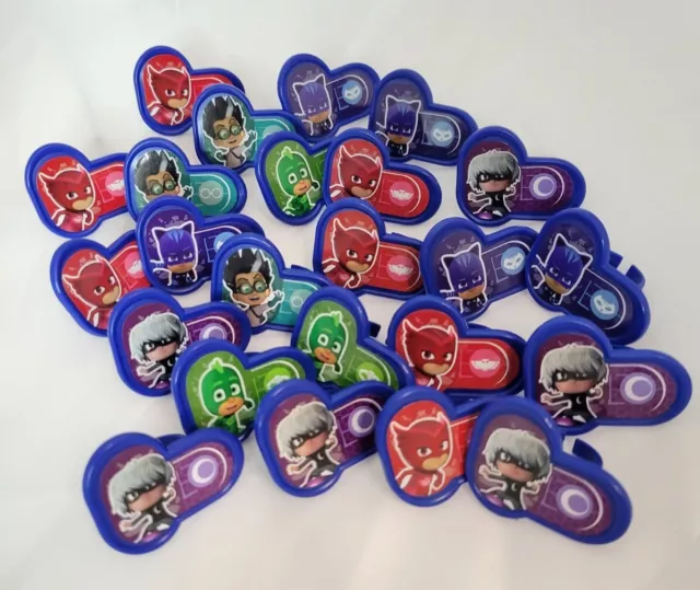 24 PJ Masks Heroes Villains Rings Deco Pac 23058 Cupcake Cake Decoration Topper