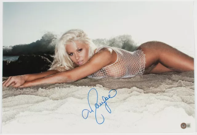 Maryse Ouellet Signed 13x19 Poster BAS COA Miz & Mrs Mizanin WWE Photo Autograph