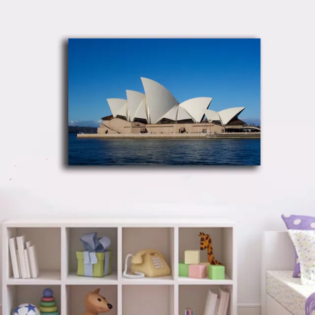 Sydney Opera House Stretched Framed Canvas Prints Wall Art Home Decor AU Gift