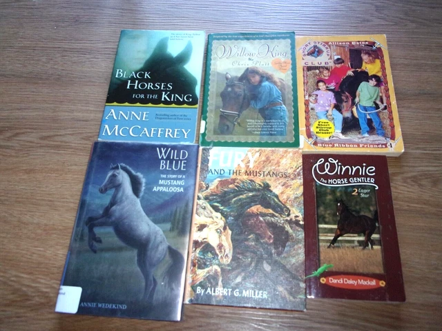 Wild Blue Wedekind Fury Miller Willow King Platt Winnie Savitt Horse Book Lot