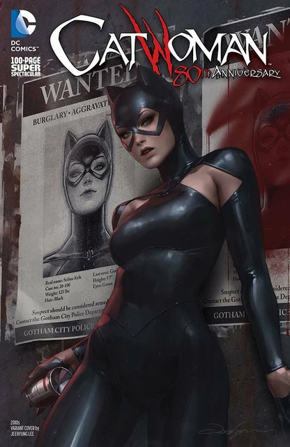Catwoman 80Th Anniversary Super Spect #1 2010S Jeehyung Lee Variant Dc Comics