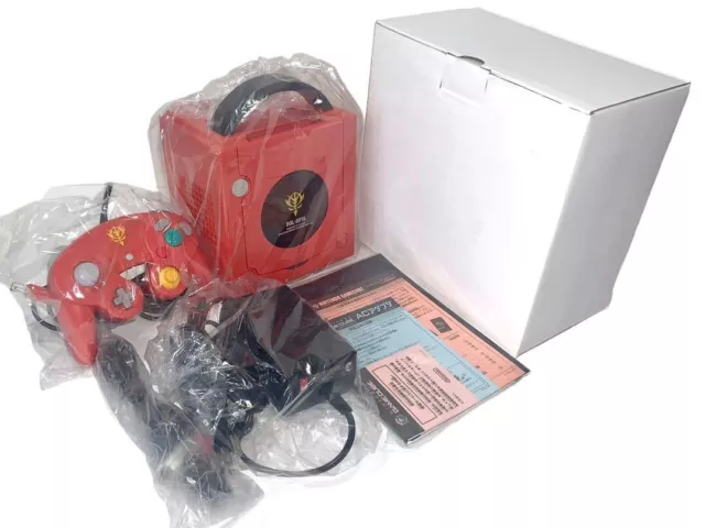 [MINT] Nintendo Game Cube Char's Customized Box Console Set Gundam Limited