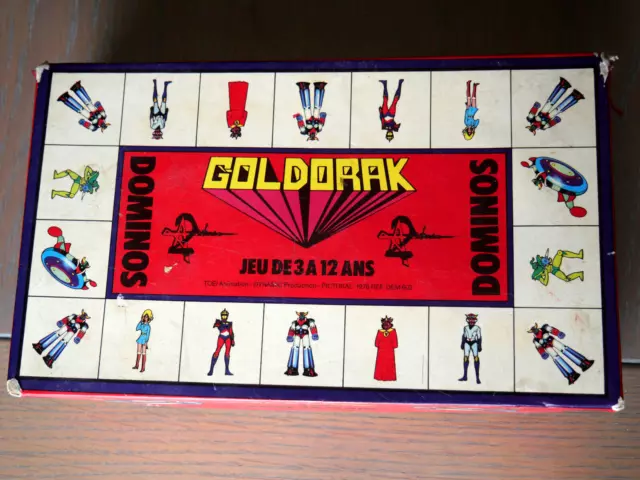Jeu de Dominos GOLDORAK 1978 TOEI Animation Pictural Goldrake