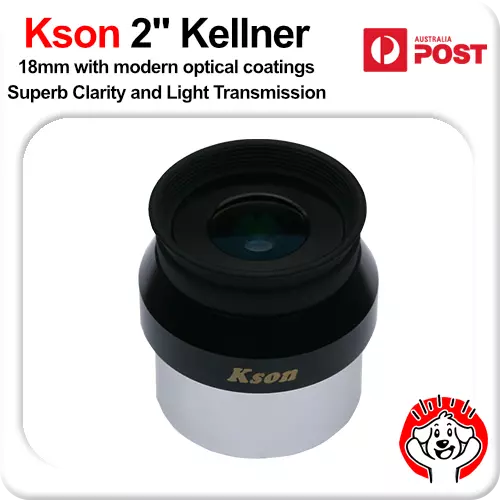 KSON 2" (2 Inch) 18mm Fully Multi-Coated Kellner Eyepiece 46 degree FOV