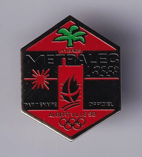 Rare Pins Pin'S .. Olympique Olympic Albertville 92 Station Val D'Isere