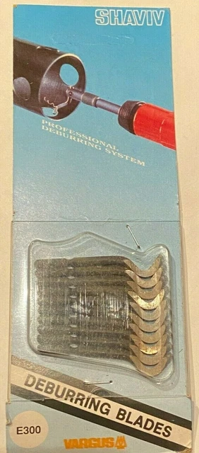 E300 Shaviv H.d. Hss Debur Blade, New, Made In Israel, 10 Blades/Lot