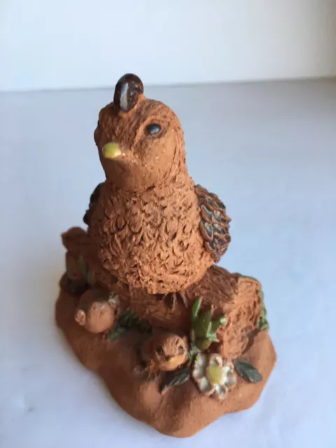 Vintage Quail Art Pottery Figure Heaven Hill Designs California June Sears