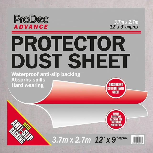 Prodec Advance 12 'X 9'Impermeabile Protezione Polvere Foglio Per Copertura