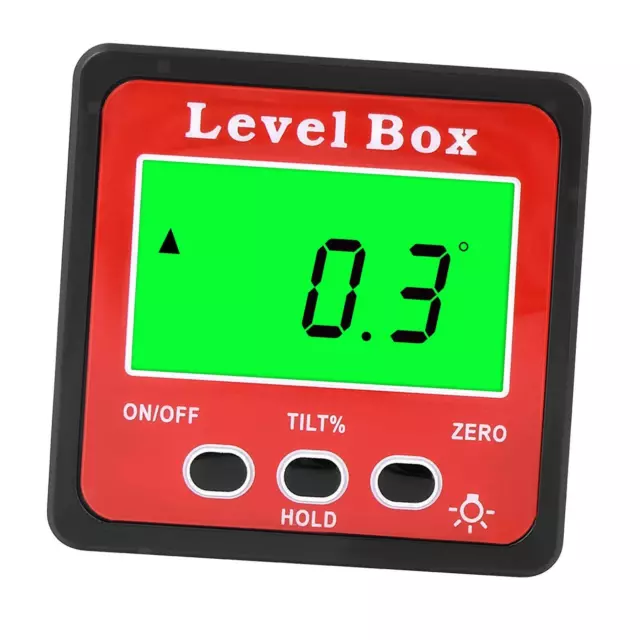 Mini Digital Level Angle Gauge with Base Protractor for Automobile