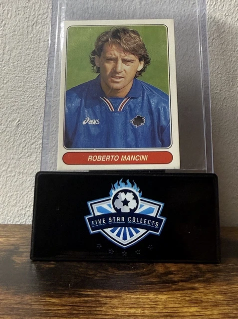 Panini Roberto Baggio #90 – European Football Stars 1997 – Milan AC – Neuf