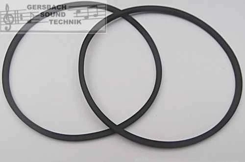 Lot De 2 Courroies Machine à Cassette 1mm Carré 180mm - Pièces Réparation Enregistreur