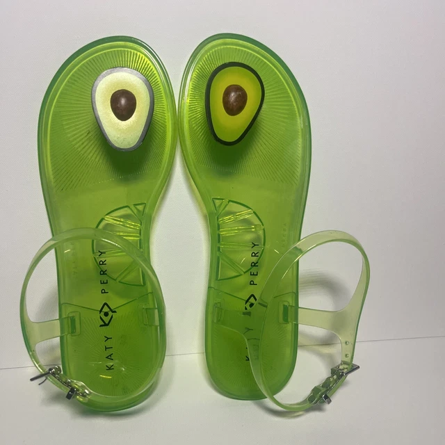 KATY PERRY THE Geli Women s Jelly Sandals PVC Lady Bug NEW Sz 10