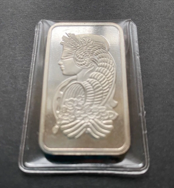 Marco Bisel De Acero Inoxidable Para Barra De Oro De 1 Oz Credit Suisse Pamp Lady Fortuna - Colgante Tipo Barra, Color Plata, Hecho A Mano