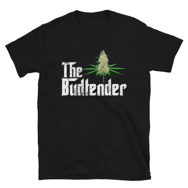 Budtender Funny Weed Cannabis Marijuana Lovers 420 Stoner Hippie Gift T-Shirt