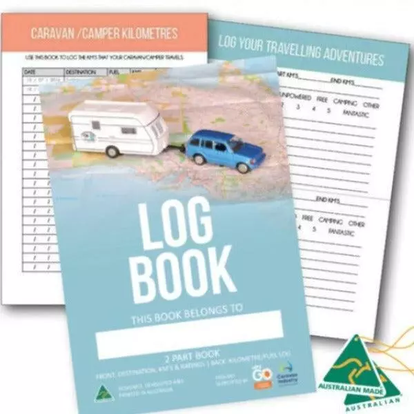 RV Caravan & Camper Travel Log Book Jayco Trailer