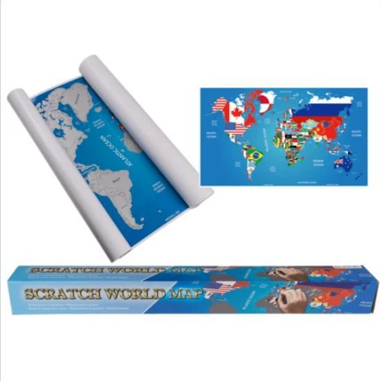 POSTER MAPPA DEL Mondo Mappa Gigante Formato Poster Con Bandiere - Foto 11